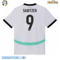 Camisa de time de futebol Áustria Marcel Sabitzer #9 Replicas 2º Equipamento Feminina Europeu 2024 Manga Curta